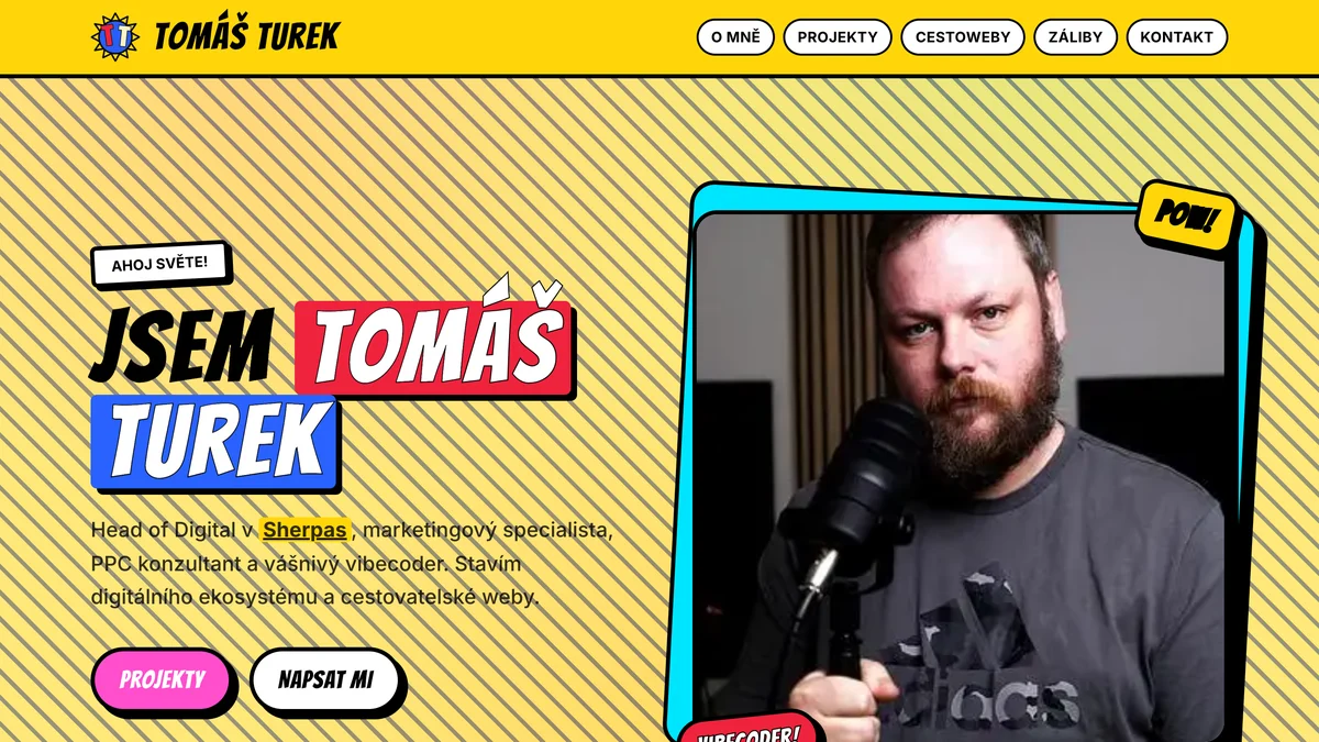 Náhled webu tomasturek.com