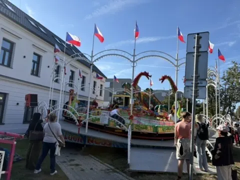 Pirátská loď - houpací atrakce
